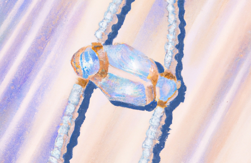 moonstone necklace illustration